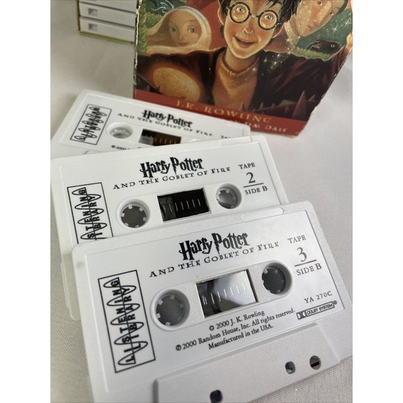 Harry Potter & The Goblet Of Fire Audio Book 12 Cassettes 20 hour TESTED & WORKS - Picture 2 of 9